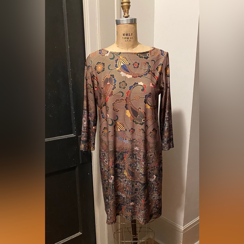 ISLE Chic Long Sleeve Multicolor Dress